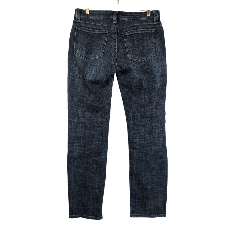 KUT from the Kloth Straight Leg Jeans Dark Wash Blue SP333MA2 Womens 6 - Picture 2 of 15